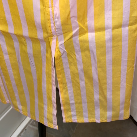 🎉HP🎉 J.Crew Button-up shirtdress in stripe - Picture 6 of 10